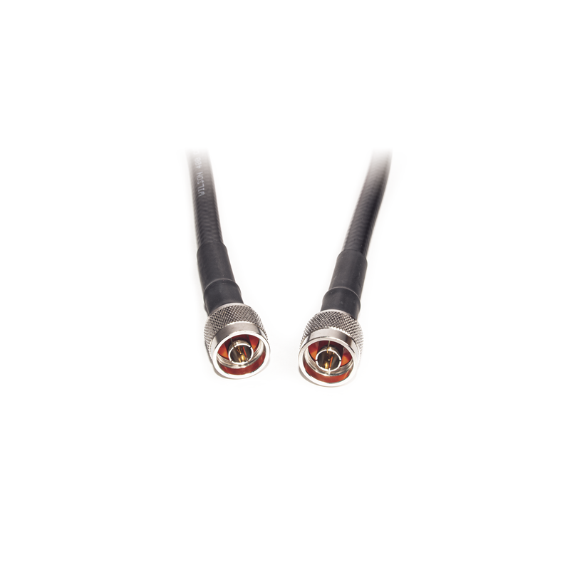 Jumper Coaxial con Cable Wilson-400 | Conector N Macho en los Extremos | 60 Centímetros (23.62 Pulgadas) de Longitud