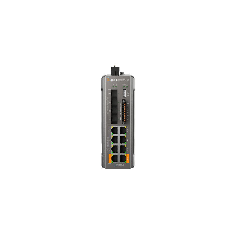 Switch PoE WI-TEK 8 Puertos Gigabit 4 SFP 10G, 96Gbps