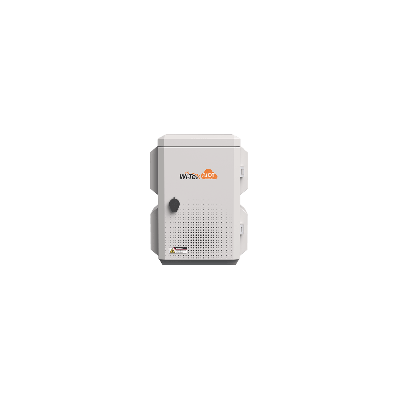 Gabinete de Acero Ventilado Exterior WI-TEK con Rieles DIN