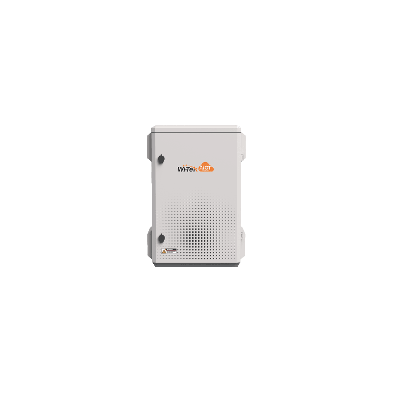 Gabinete de Acero Ventilado para Exterior con Rieles DIN y 4 Placas Laterales para Montaje de Equipos por Fuera