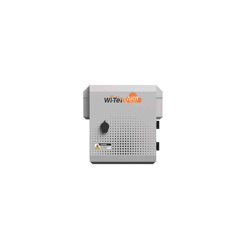 Gabinete de Acero Ventilado para Exterior con Rieles DIN y 4 Placas Laterales para Montaje de Equipos por Fuera