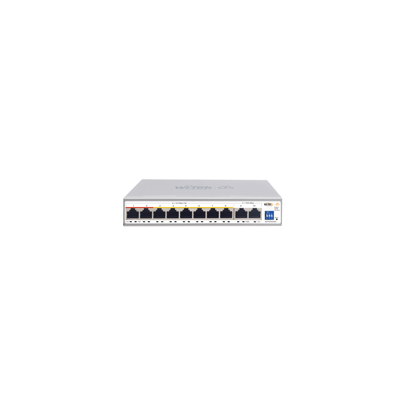 Switch PoE Administrable Wi-Tek 8 Puertos 100W