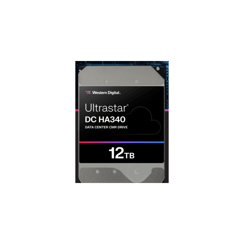 Disco Duro Enterprise 12 TB / Wester Digital (WD) / Serie Ultrastar / Recomendado para Data Center y NVRs de Alta Capacidad / Alto Performace