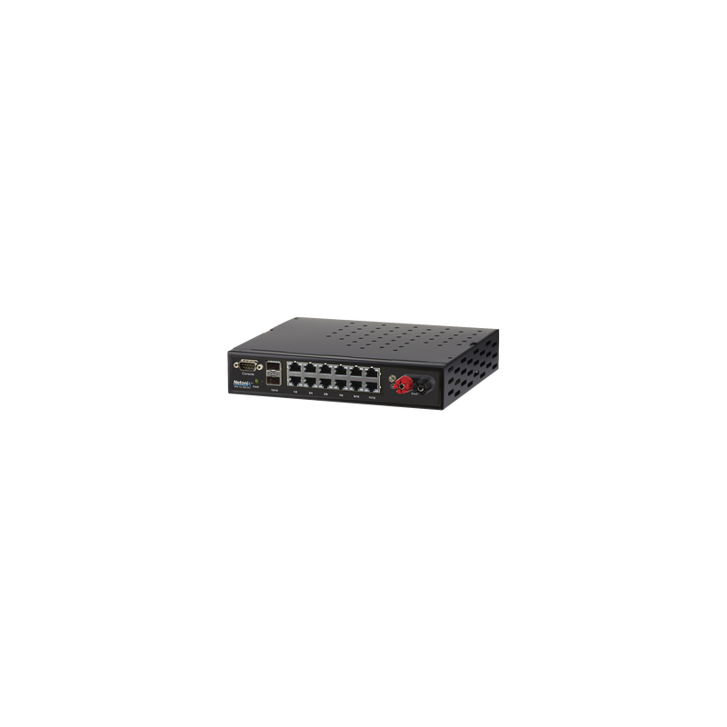 Switch WISP PoE Administrable de 14 puertos (12 PoE Gigabit + 2 SFP) entrada de 9-72 Vcc