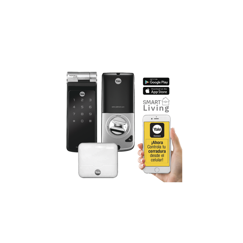 Kit de Hub con Cerradura YDF40A Yale - Asistente Remoto