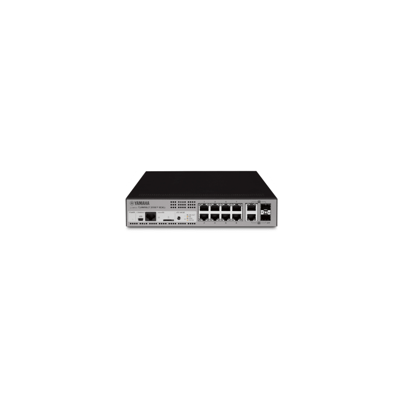SWITCH DE RED L2 INTELIGENTE CON 10 PUERTOS POE AT 30W P/ DANTE