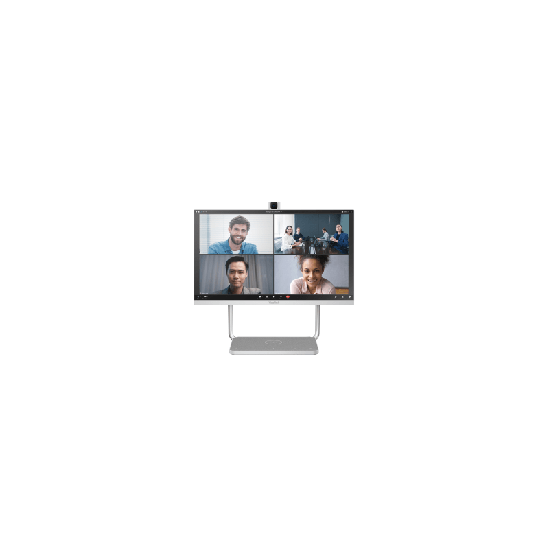 Sistema de Videoconferencia Todo en Uno DeskVision A24 de Yealink con cámara 4K y pantalla táctil de 24”