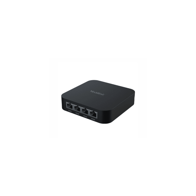 Switch PoE compacto RCH40-E2 para Conectar y Alimentar Múltiples Dispositivos de Videoconferencia Yealink