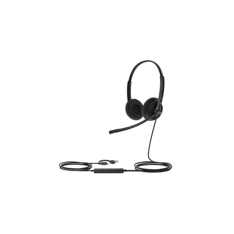 Diadema Alámbrica Yealink UH34 Lite Dual USB-C/A