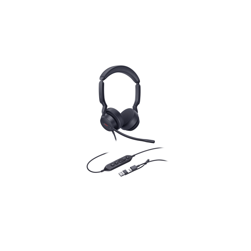 Diadema Yealink UH44 Dual UC USB-C/A Alta Fidelidad | Precio México - Envío Inmediato | LM Soluciones