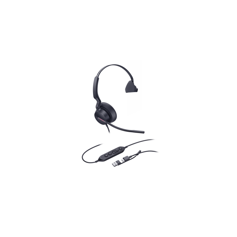 Diadema Yealink UH46 Mono USB-C/A Certificada Teams | Precio México - Envío Inmediato | LM Soluciones