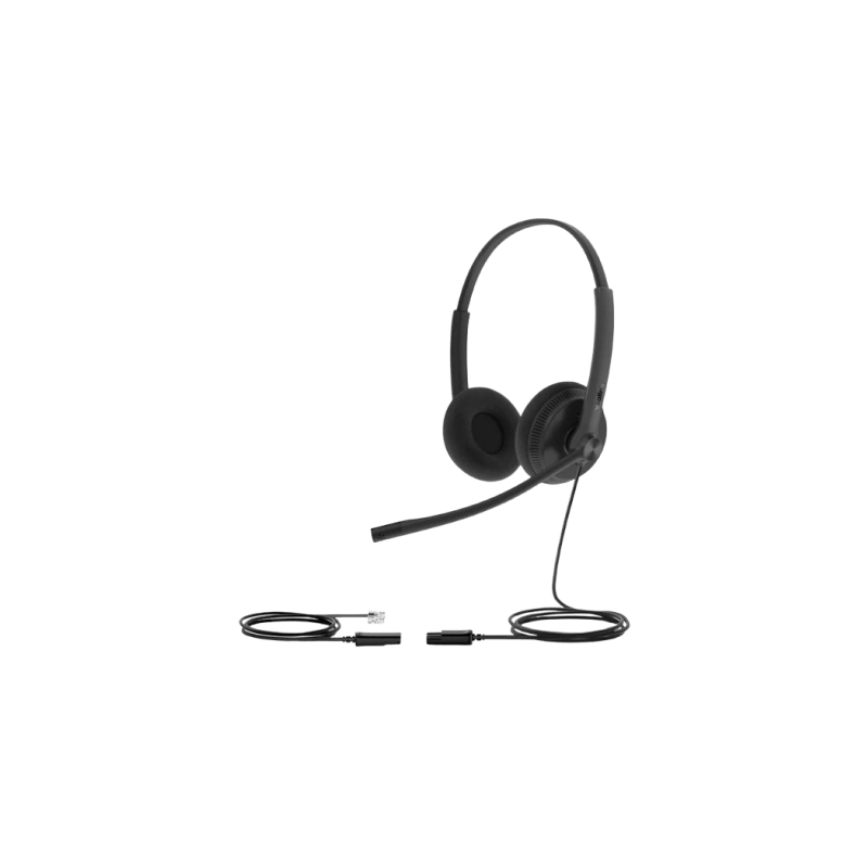 Diadema Alámbrica Yealink YHS34 Dual QD a RJ9
