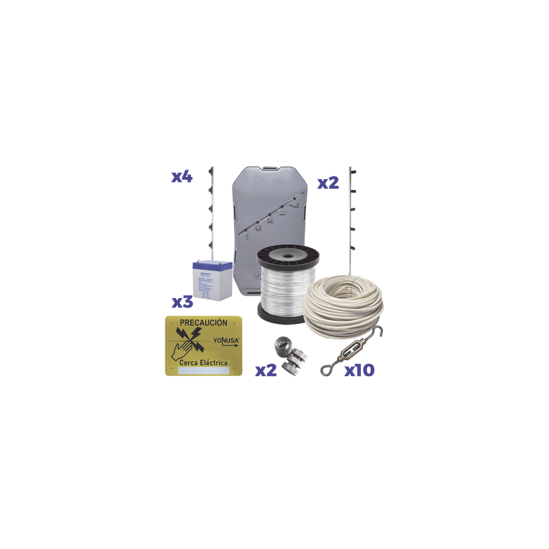 KIT Energizador para 25 Metros de Protección YONUSA | Precio México - Envío Inmediato | LM Soluciones