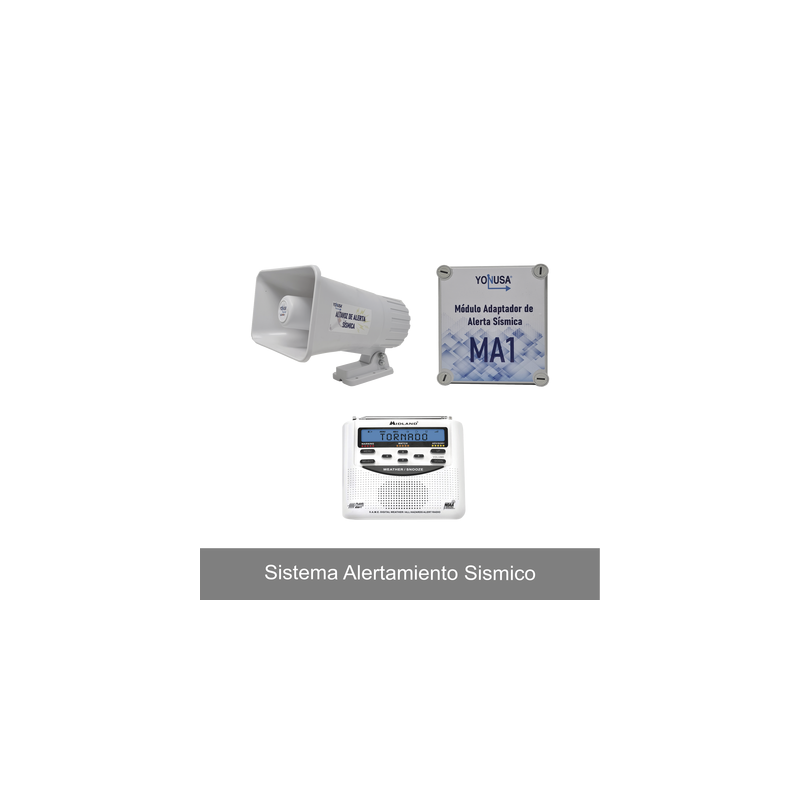 KIT de Alertamiento SISMICO con Audio Oficial SASMEX
