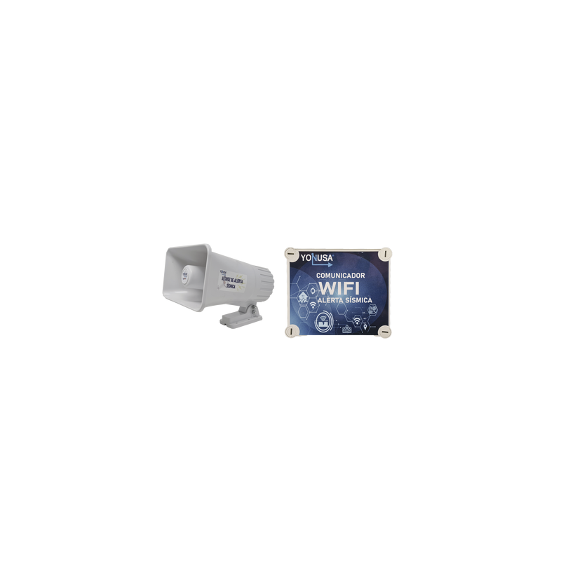 KIT Alertamiento Sísmico SASMEX WiFi | YONUSA | Precio México - Envío Inmediato | LM Soluciones