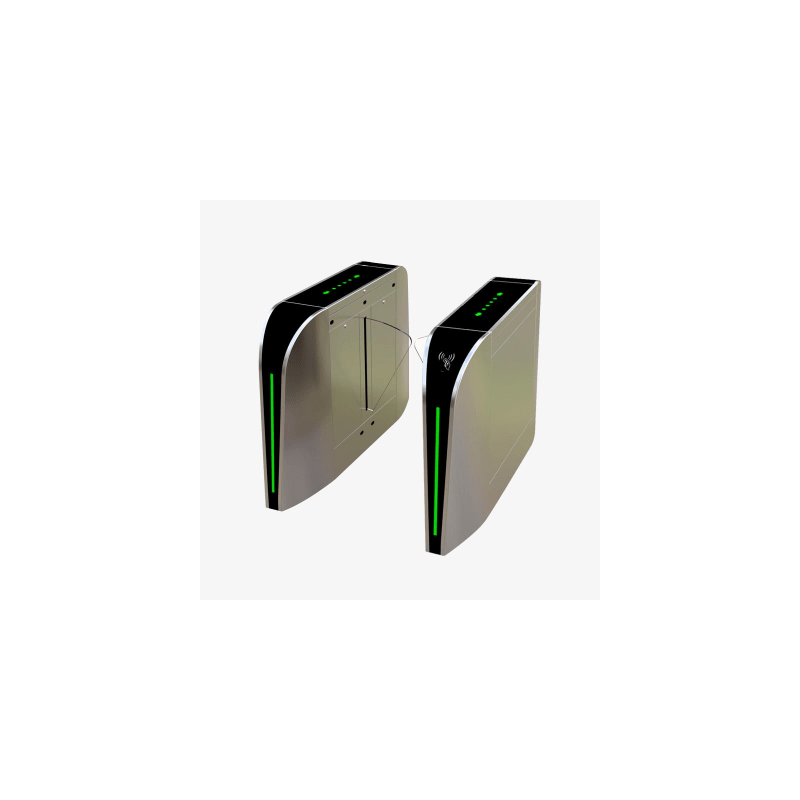Puerta de Cortesía Flap ZKTECO 30 p/min Acero Inoxidable | Precio México - Envío Inmediato | LM Soluciones