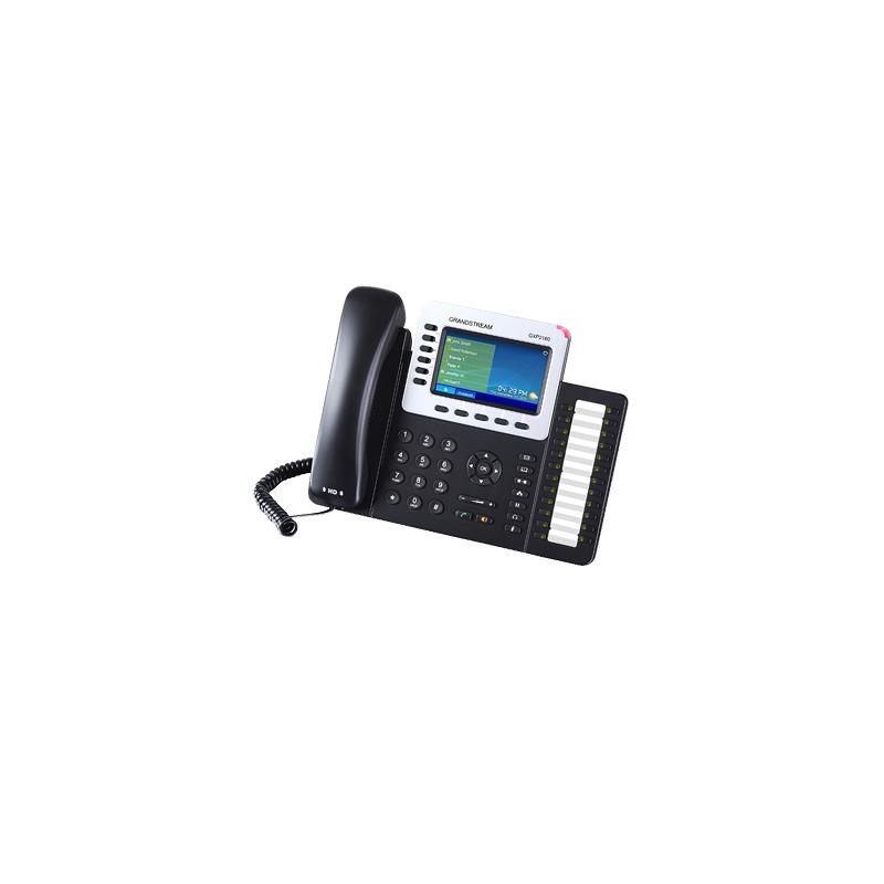 Teléfono IP Empresarial GRANDSTREAM GXP-2160 6 Líneas PoE | Precio México - Envío Inmediato | LM Soluciones