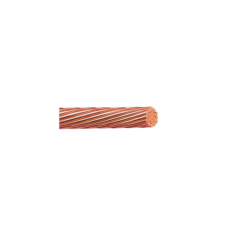 Cable Eléctrico Cobre Desnudo Calibre 2/0 AWG 19 Hilos 100m