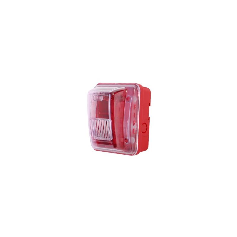 Cubierta Exterior para Sirena Estrobo Hochiki Roja | Precio México - Envío Inmediato | LM Soluciones