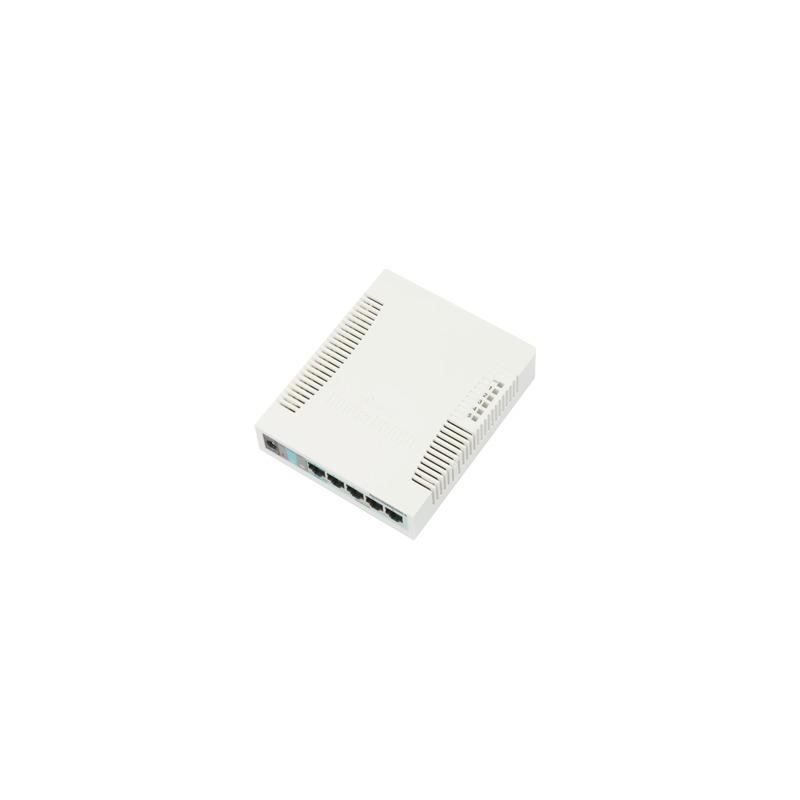 Switch Mikrotik 5 puertos Gigabit Ethernet y 1 SFP | Precio México - Envío Inmediato | LM Soluciones