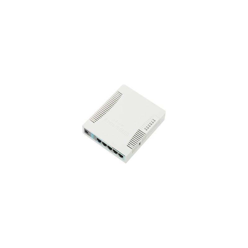 RouterBoard MikroTik 5 Puertos Gigabit WiFi 2.4 GHz
