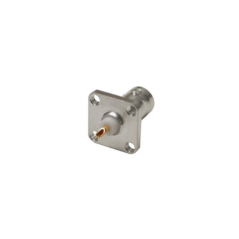 Conector BNC Hembra Panel 4P 13mm - RF Industries Industrial