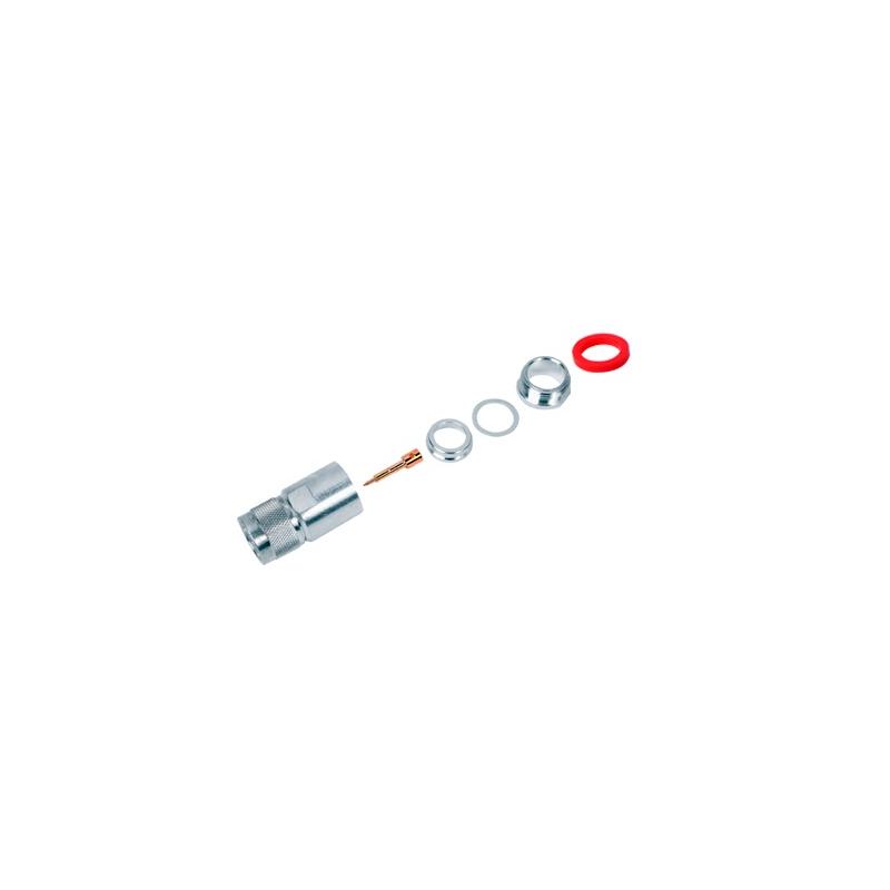 Conector N Macho de Rosca para Belden 7977A (RF-600), LMR-600, CNT-600.