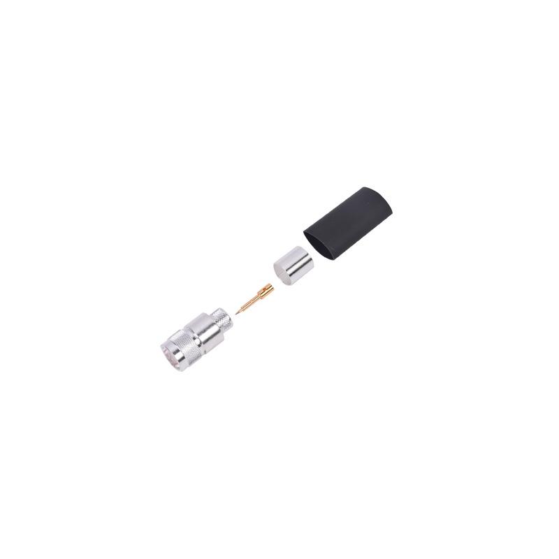 Conector N Macho de Anillo Plegable RF Industries para LP-60