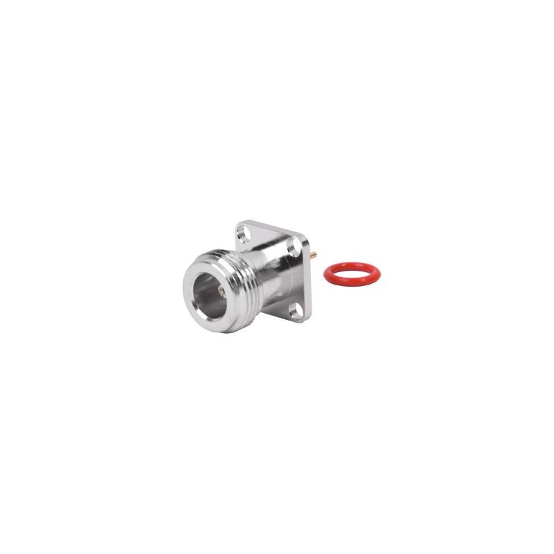 Conector N Hembra Montaje de Panel RF Industries | Precio México - Envío Inmediato | LM Soluciones