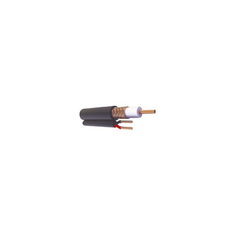 Bobina 305m Cable RG59 Siamés CCA VIAKON para HD Exterior | Precio México - Envío Inmediato | LM Soluciones