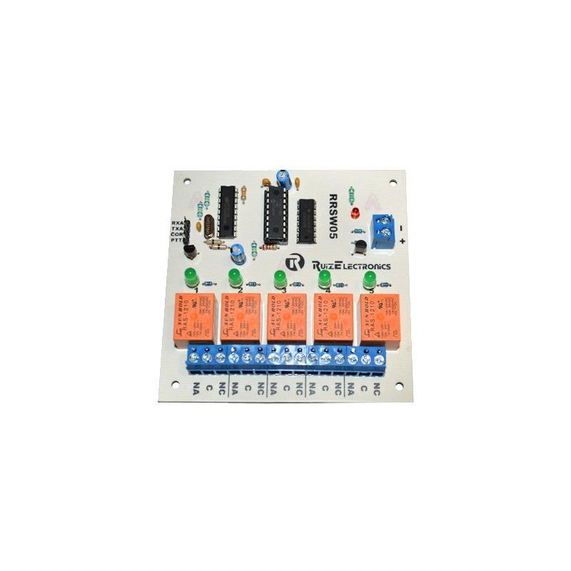 Tarjeta Decodificadora DTMF 5 Zonas Ruiz Electronics | Precio México - Envío Inmediato | LM Soluciones