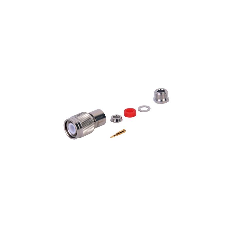 Conector TNC Macho Rosca Izquierda para RG-58 y RG-142 | Precio México - Envío Inmediato | LM Soluciones