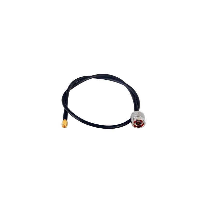Jumper 60 cm RG-58U-SYS, N Macho a SMA Macho Inverso