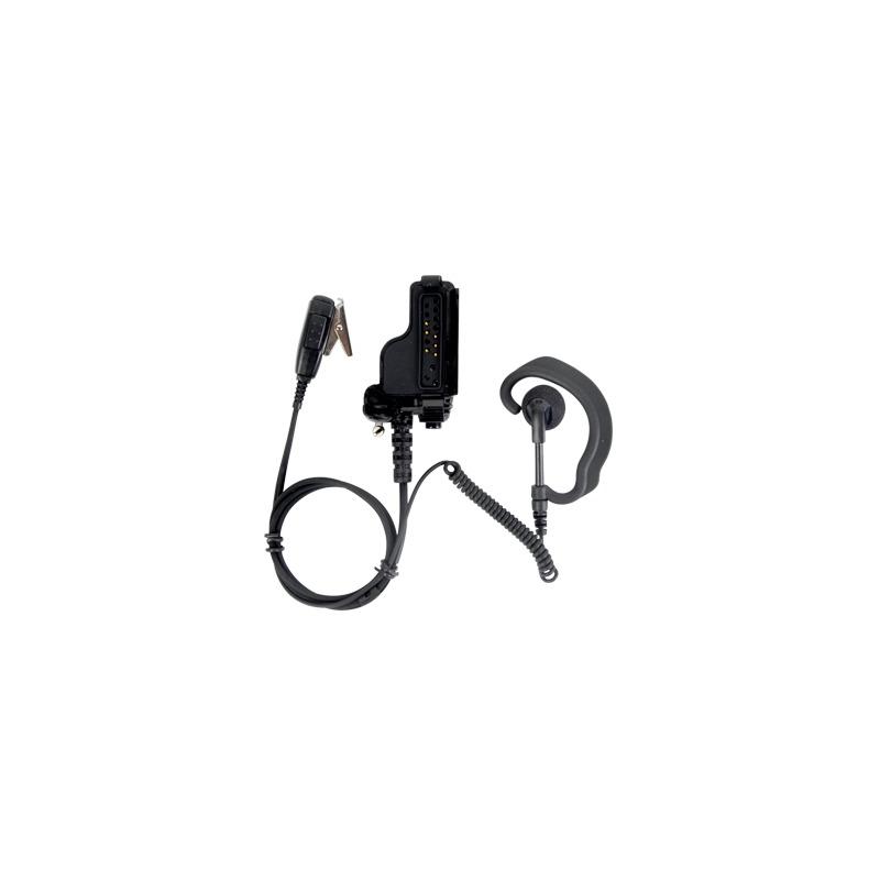 MICRÓFONO DE SOLAPA ESTILO GANCHO P/ MOTOROLA XTS3000/ ASTRO/ HT1000/ MTX8000/ 838/ 9000/ GP9000/ XTS5000/ GP1200.