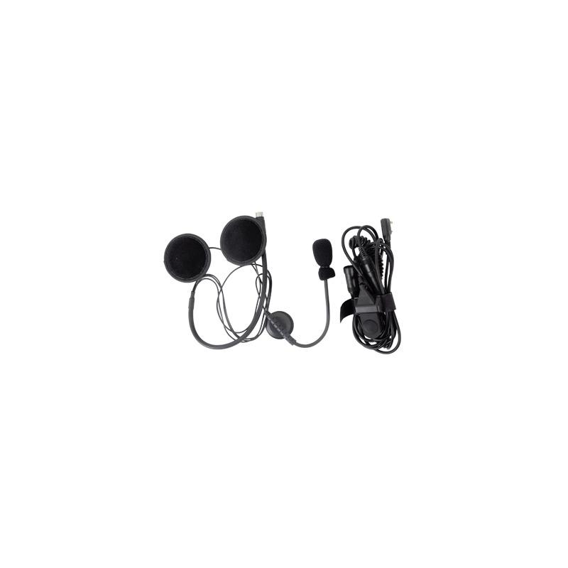 MICRÓFONO CON BOOM PARA CASCO ABIERTO P/ RADIOS KENWOOD Serie G TK260/ 270/ 272/ 372/ 2202/ 2160/ 3230/ 2102G/ 2202L/ 2212L/ 2170/ 2360/ 2302/ 2312/ 2000/ 2402/ NX220/ NX240/ TKD240.