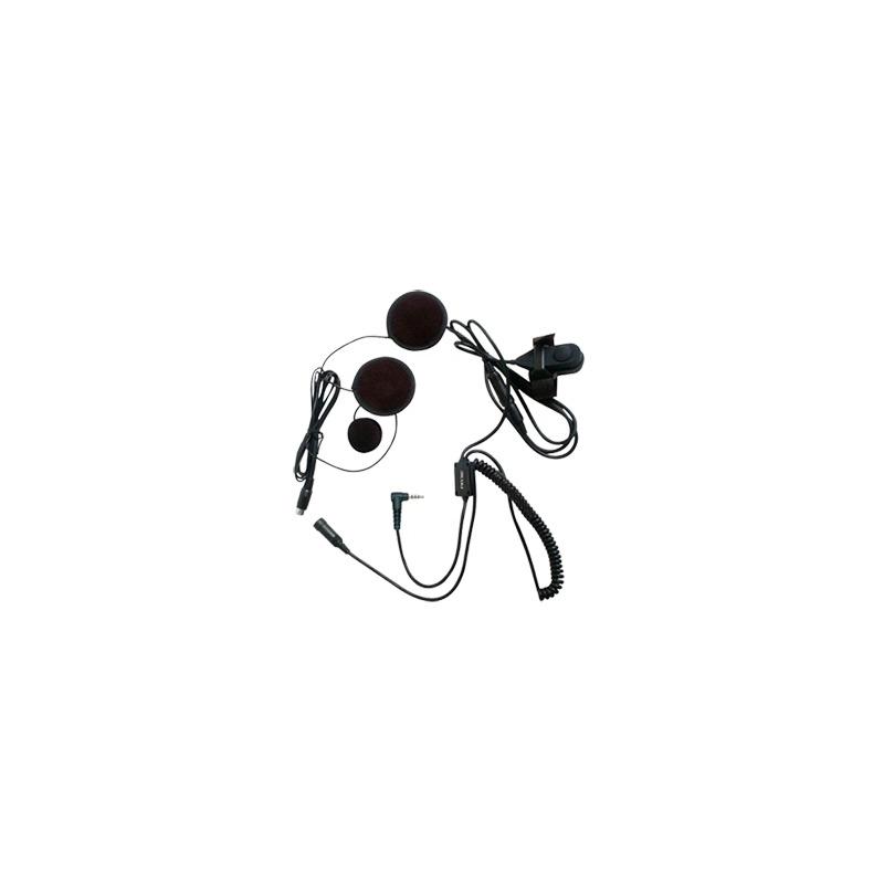 MICRÓFONO CON BOOM PARA CASCO ABIERTO P/ RADIOS VERTEX VX-10/ 300/ 400/ 210/ 110/ 1R/ VXF-1/ FT-10R.