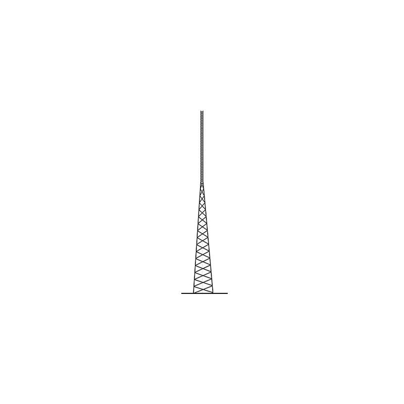 Torre Autosoportada de 24 metros (Resistencia al viento 112 Km/h). Linea SSV.