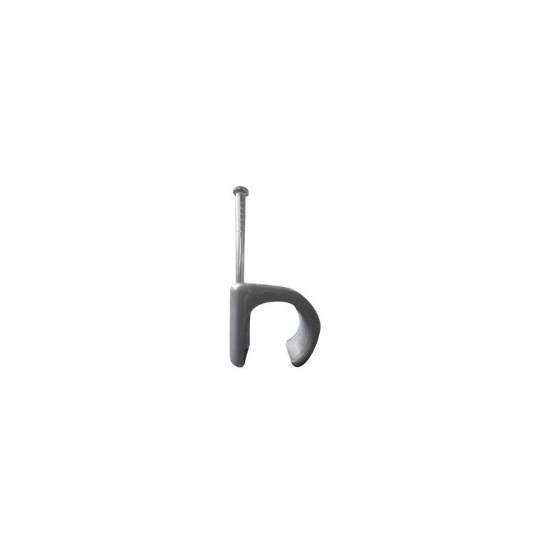Grapa para cable redondo 14mm gris Thorsman 100 pzs | Precio México - Envío Inmediato | LM Soluciones
