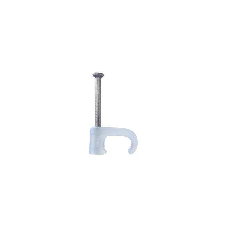 Grapa para cable plano 3mm transparente Thorsman 100pzs | Precio México - Envío Inmediato | LM Soluciones
