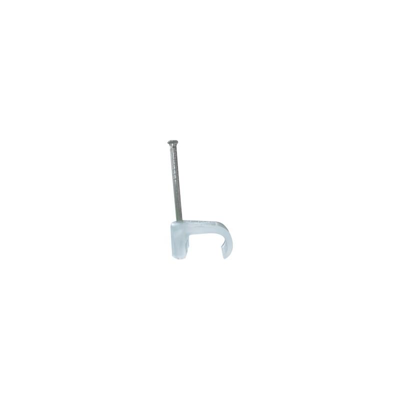 Grapas para Cable Plano 6mm Transparente 100 pzs Thorsman | Precio México - Envío Inmediato | LM Soluciones