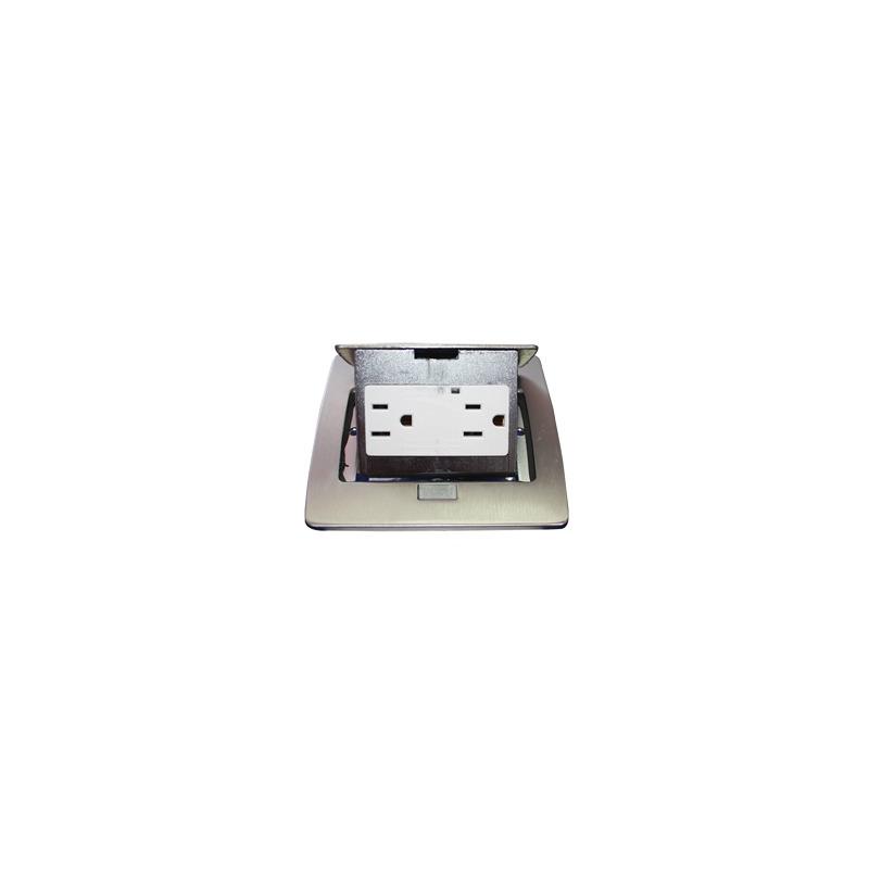 Mini Caja de Piso Rectangular Acero Inoxidable Thorsman | Precio México - Envío Inmediato | LM Soluciones