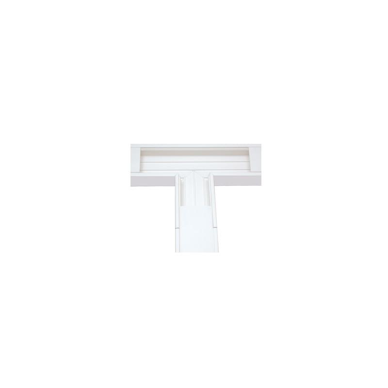 Sección en T para Canaleta TEK-100 Color Blanco Thorsman | Precio México - Envío Inmediato | LM Soluciones
