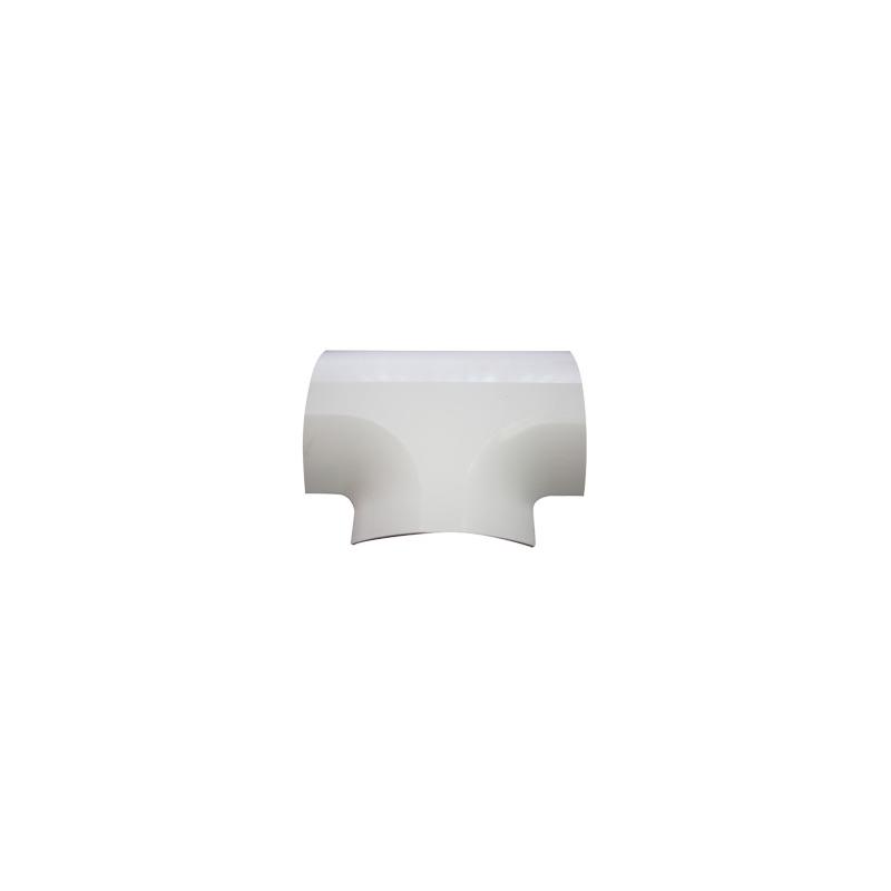 Sección en T color blanco PVC para canaleta DMC4FT THORSMAN | Precio México - Envío Inmediato | LM Soluciones