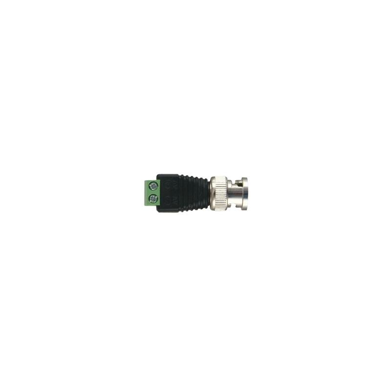 Adaptador de conector BNC macho a 2 terminales-tornillo | Precio México - Envío Inmediato | LM Soluciones