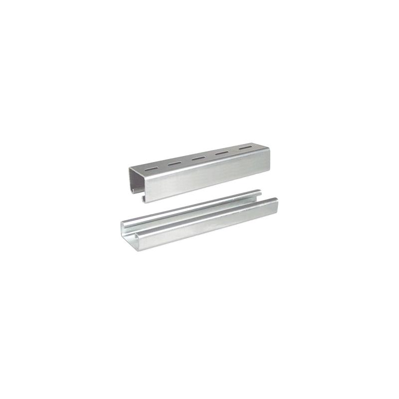 Unicanal liso 4x4 3000 mm ElectroZinc CHAROFIL