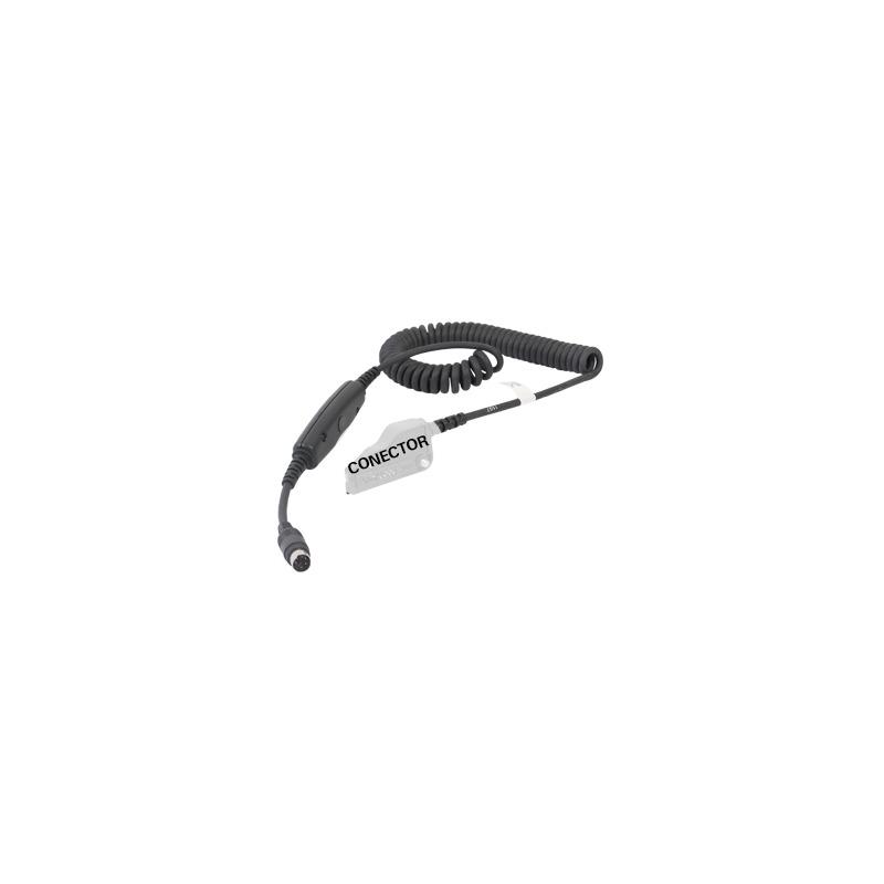 Cable modular intercambiable OTTO para KENWOOD NX-200/300/41 | Precio México - Envío Inmediato | LM Soluciones