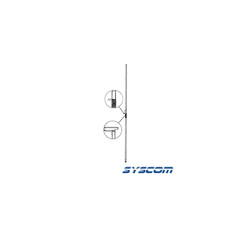 Mástil HF para Resonadores  Hustler Serie RM, Longitud 54" (137 cm) Plegable a 15" Sobre la Base