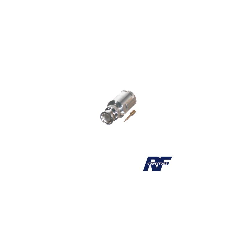 Conector BNC Macho de Rosca RF Industries RG-213 | Precio México - Envío Inmediato | LM Soluciones