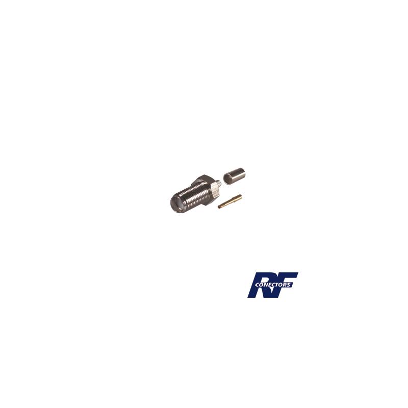Conector SMA Hembra RG-58 RF Industries | LM Soluciones