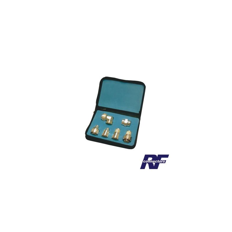Kit 6 Adaptadores 7-16 DIN RF Industries | Precio México - Envío Inmediato | LM Soluciones